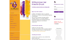 Desktop Screenshot of knecht-druck.de
